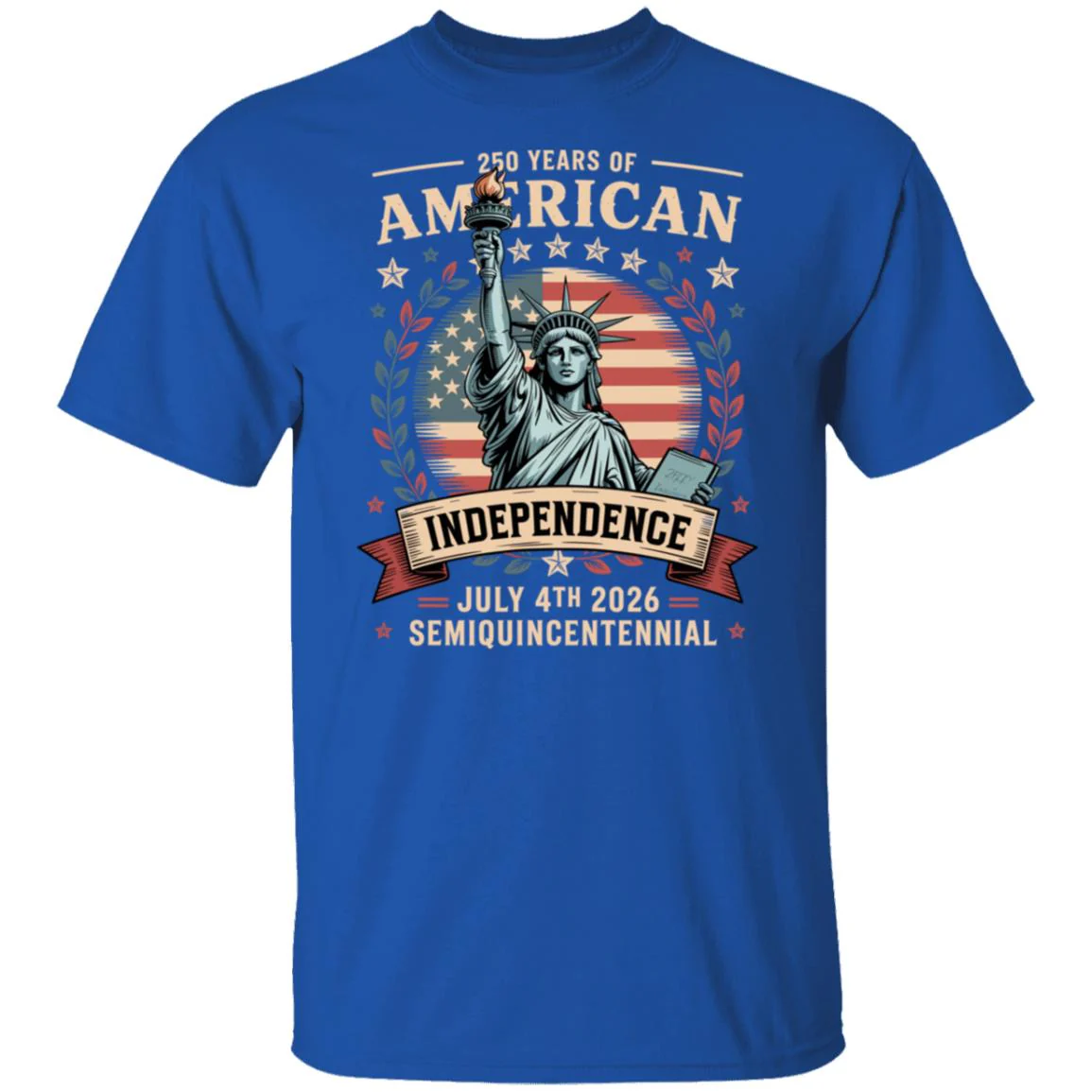 Statue of Liberty 250 Years Independence Day 2026 Dark Shirt LM32 895293 - Image 12