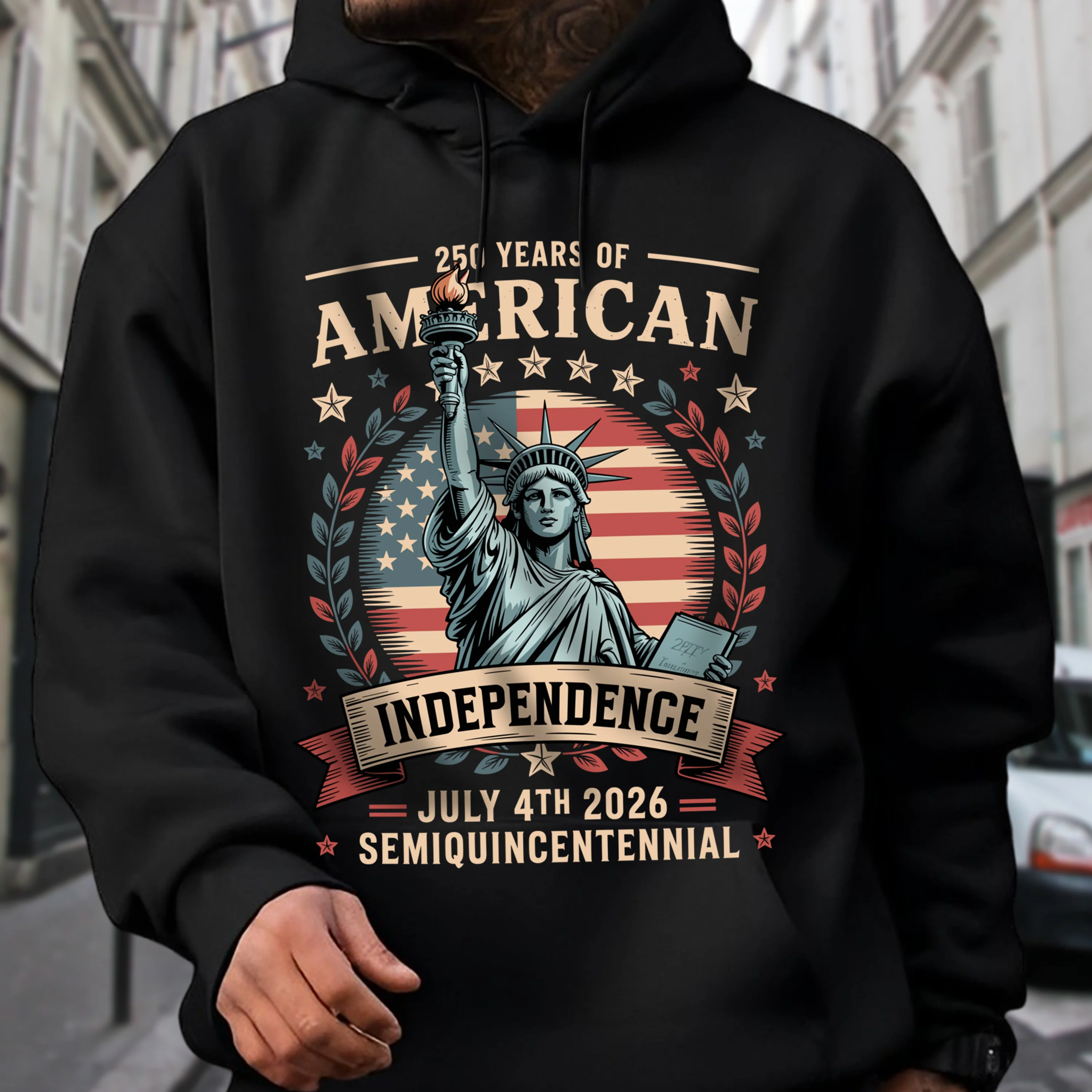 Statue of Liberty 250 Years Independence Day 2026 Dark Shirt LM32 895293 - Image 4