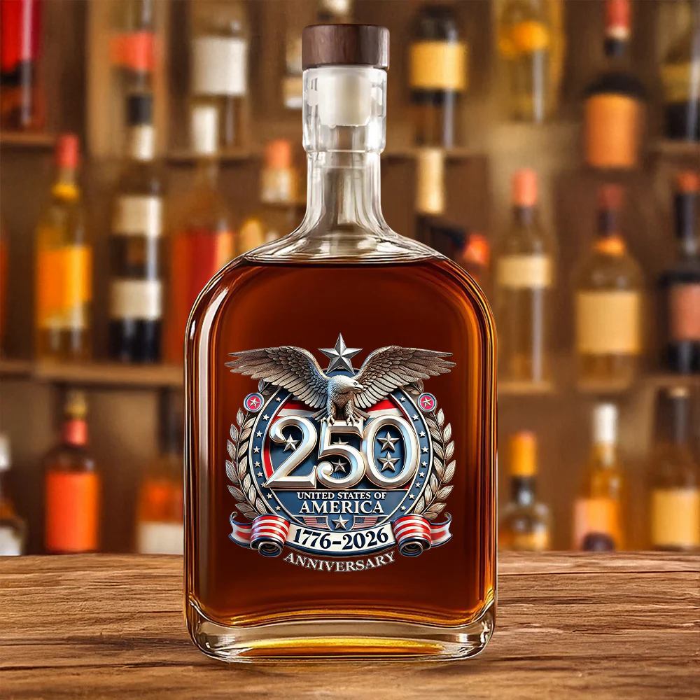 USA Eagles 250th Anniversary Semiquincentennial 1776-2026 Whiskey Bottle LM32 897465 - Image 3