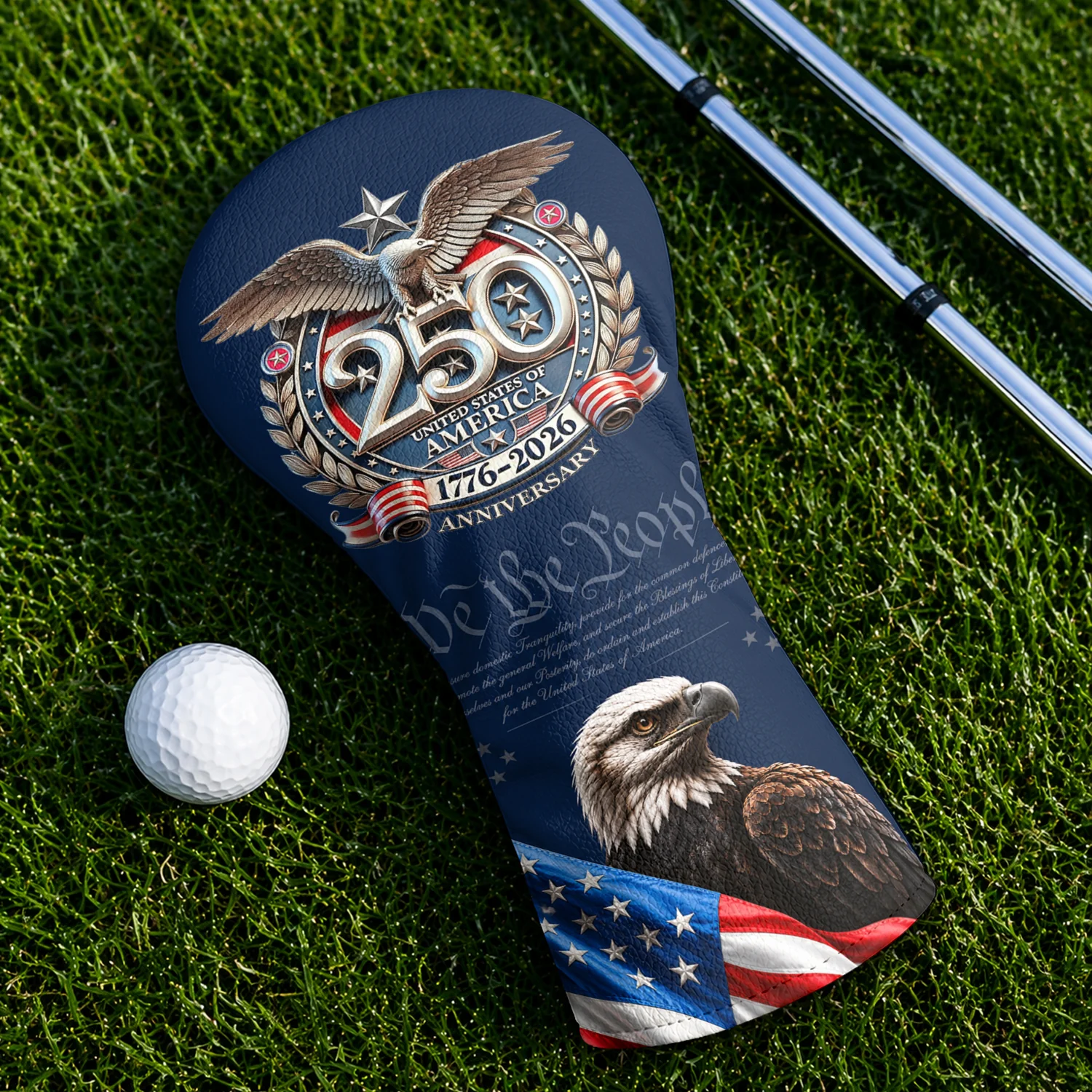 USA Eagles 250th Anniversary Semiquincentennial 1776-2026 Golf Head Cover - Gift For Golf Lovers LM32 668941 - Image 2