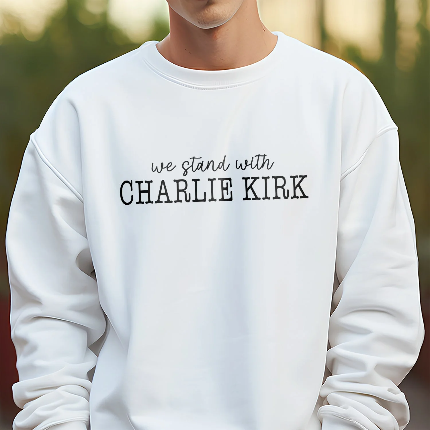 We Stand With Charlie Kirk Memorial Bright Shirt LM32 65439 - Image 4