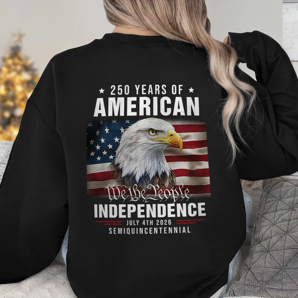 We The People 250 Years Of America Freedom Backside Shirt LM32 895219 - Image 2