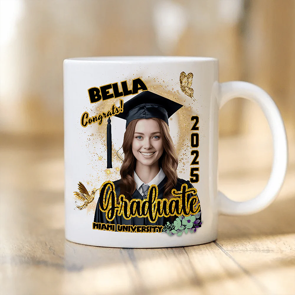 Custom Photo Graduation 2026 White Mug - Unique Keepsake Gift for Proud Grads LM32 893047 - Image 3