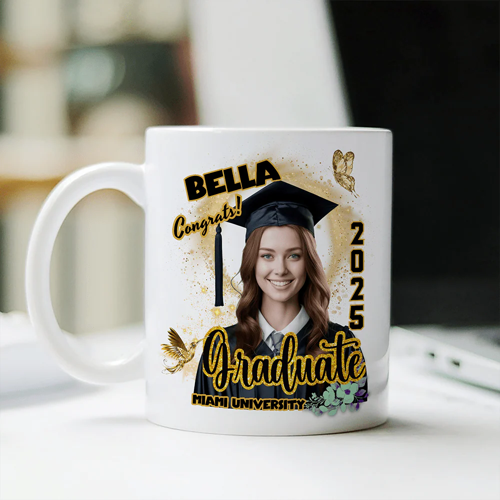 Custom Photo Graduation 2026 White Mug - Unique Keepsake Gift for Proud Grads LM32 893047 - Image 4