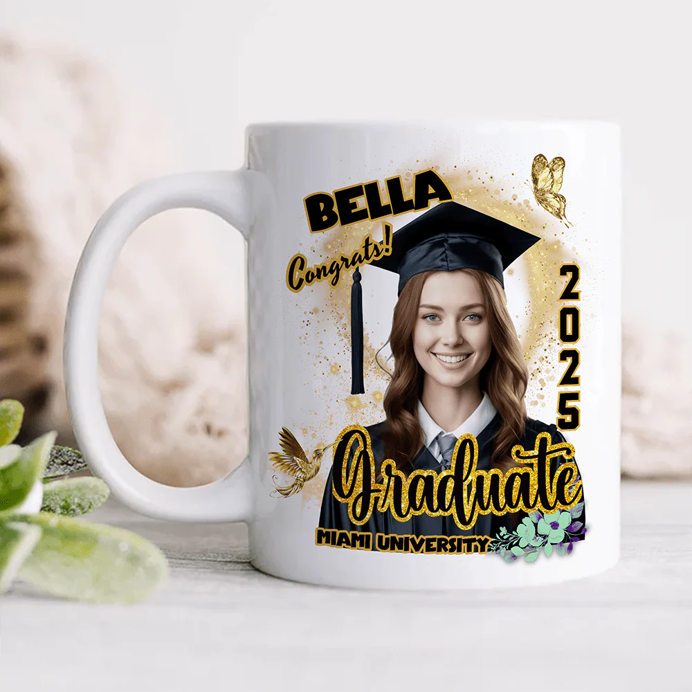 Custom Photo Graduation 2026 White Mug - Unique Keepsake Gift for Proud Grads LM32 893047 - Image 5