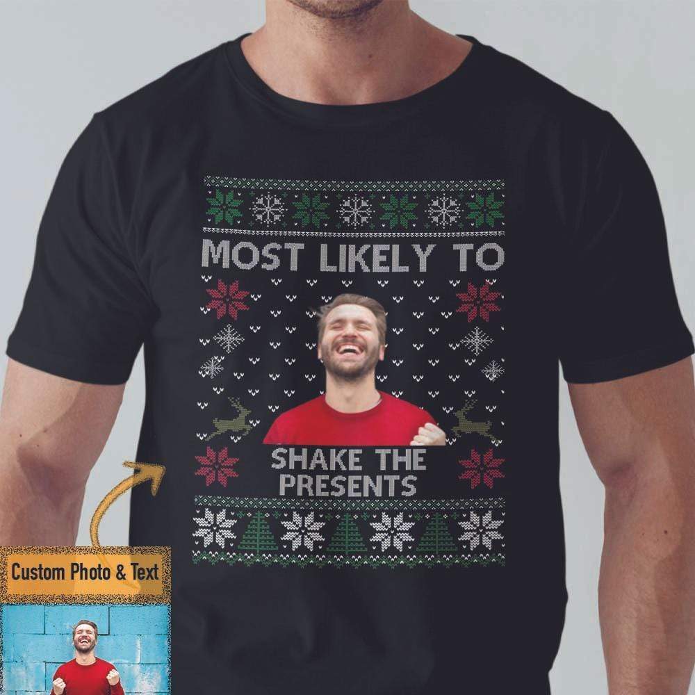 Most Likely Family Custom Photo Christmas Sweater TA29 891555 - Image 4