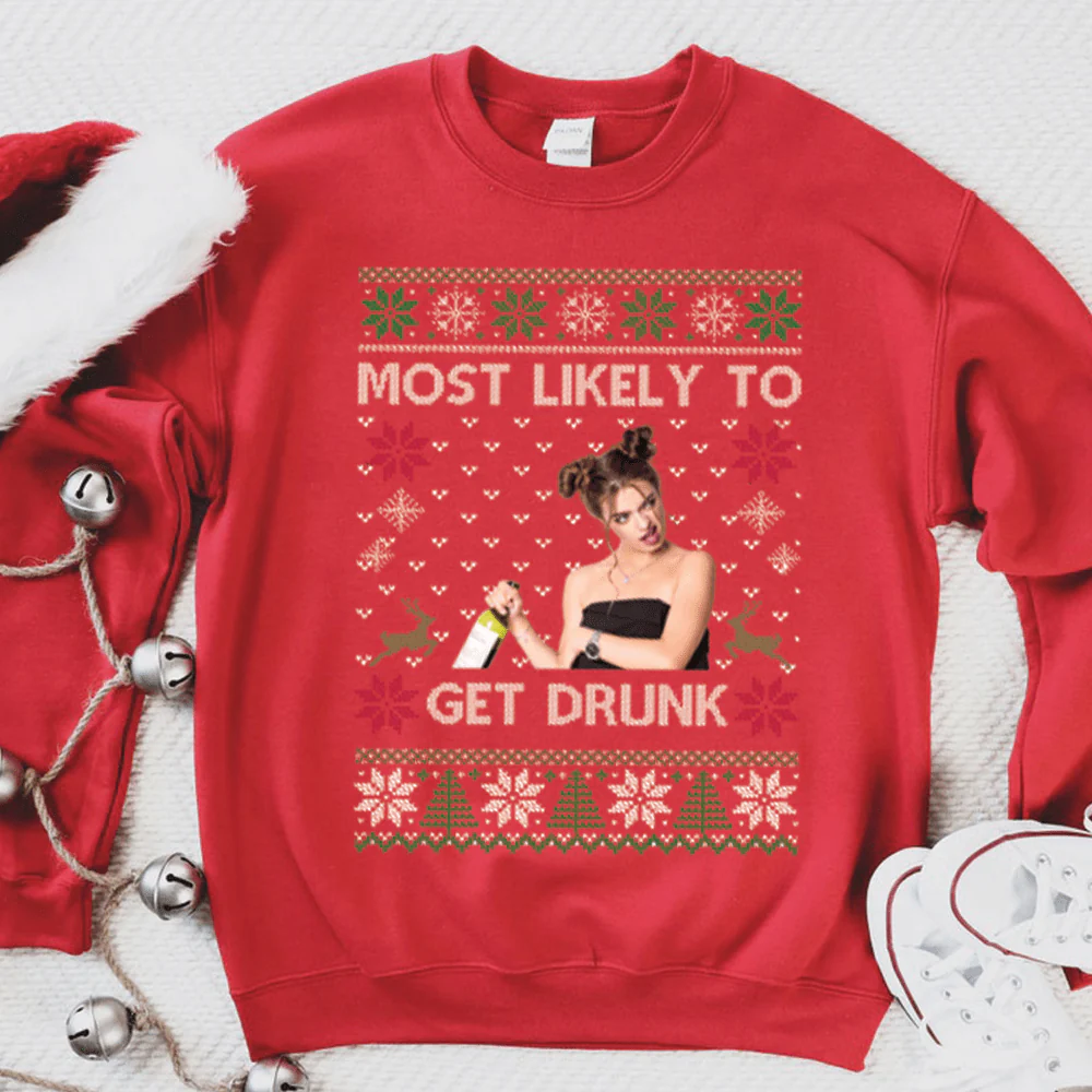 Most Likely Family Custom Photo Christmas Sweater TA29 891555 - Image 5