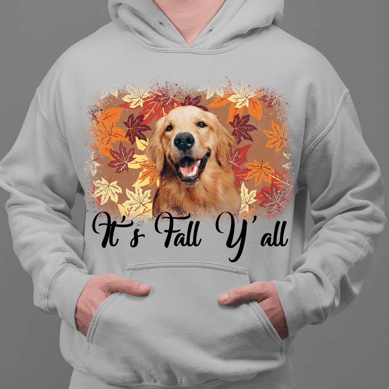 Its Fall Yall Dog Shirt - Image 2