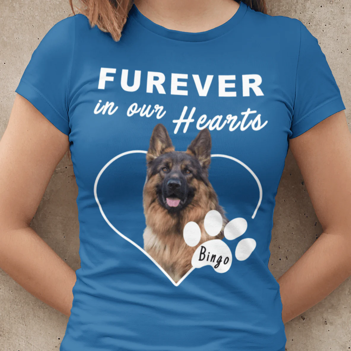 Furever In Our Hearts Dog Shirt - Image 3