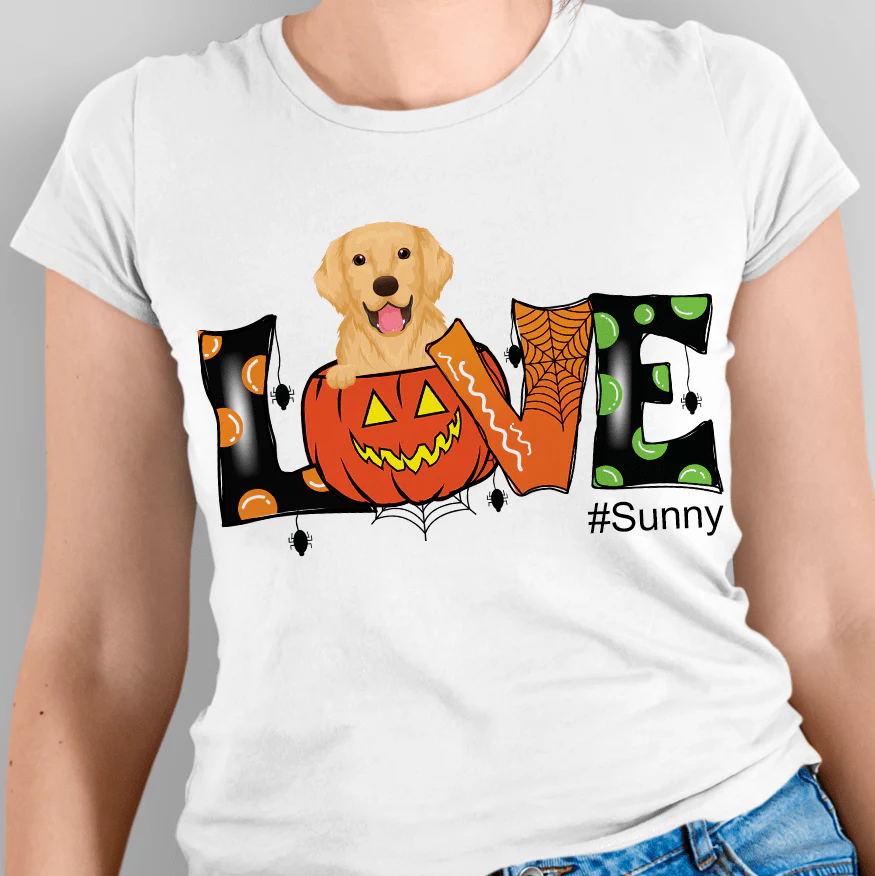 Love Halloween Dog Shirt - Image 4