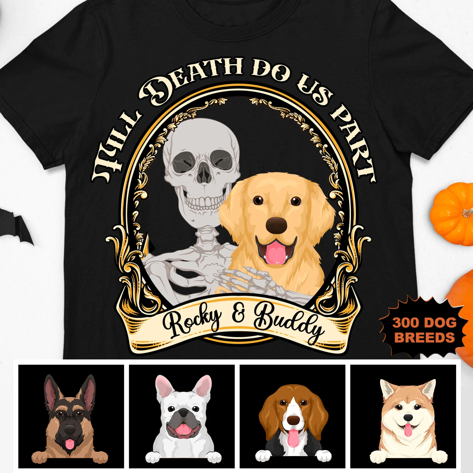 Till Death Do Us Part Dog Shirt