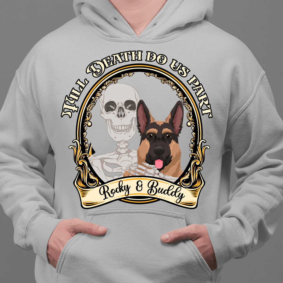 Till Death Do Us Part Dog Shirt - Image 3