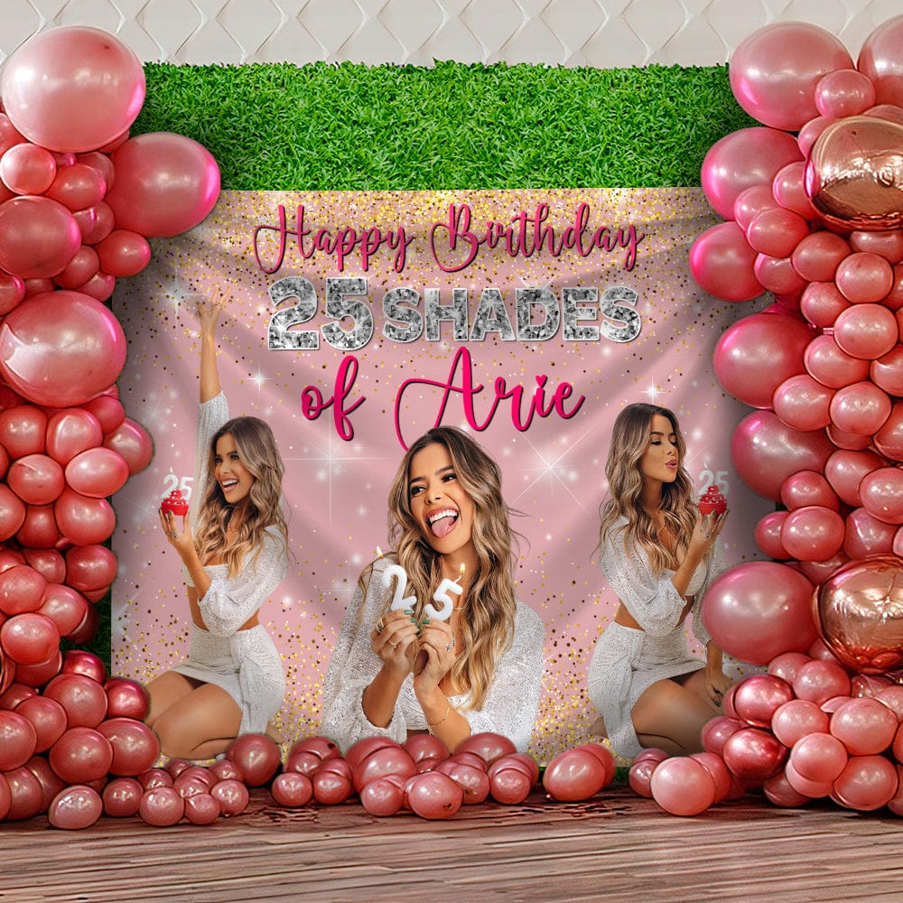 Custom Photo Happy Birthday Backdrop DM01 890863 - Image 4