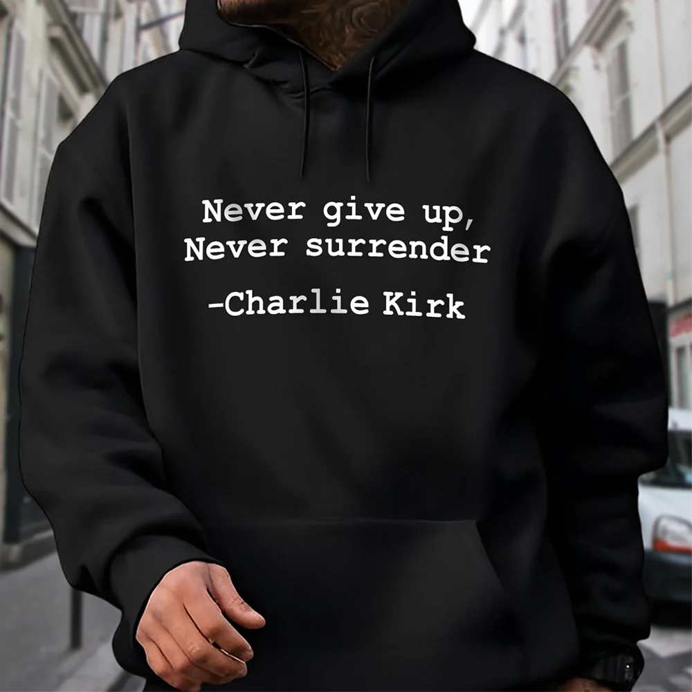 Never Surrender Charlie Kirk Dark Shirt HA75 644118 - Image 5