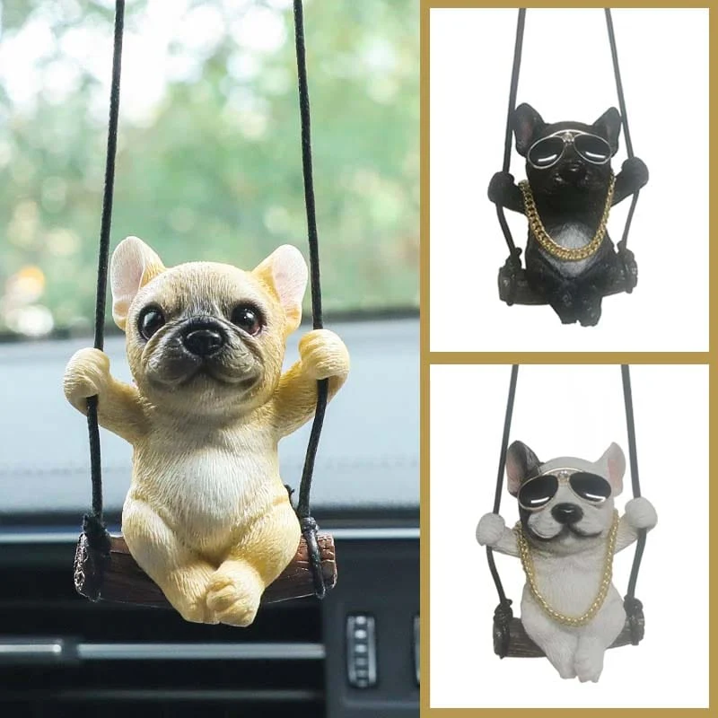 New Resin Cute Dog Anime Car Accessories