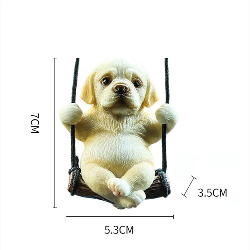 New Resin Cute Dog Anime Car Accessories - Image 5