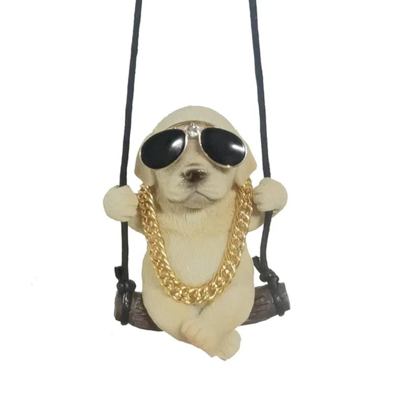 New Resin Cute Dog Anime Car Accessories - Image 8