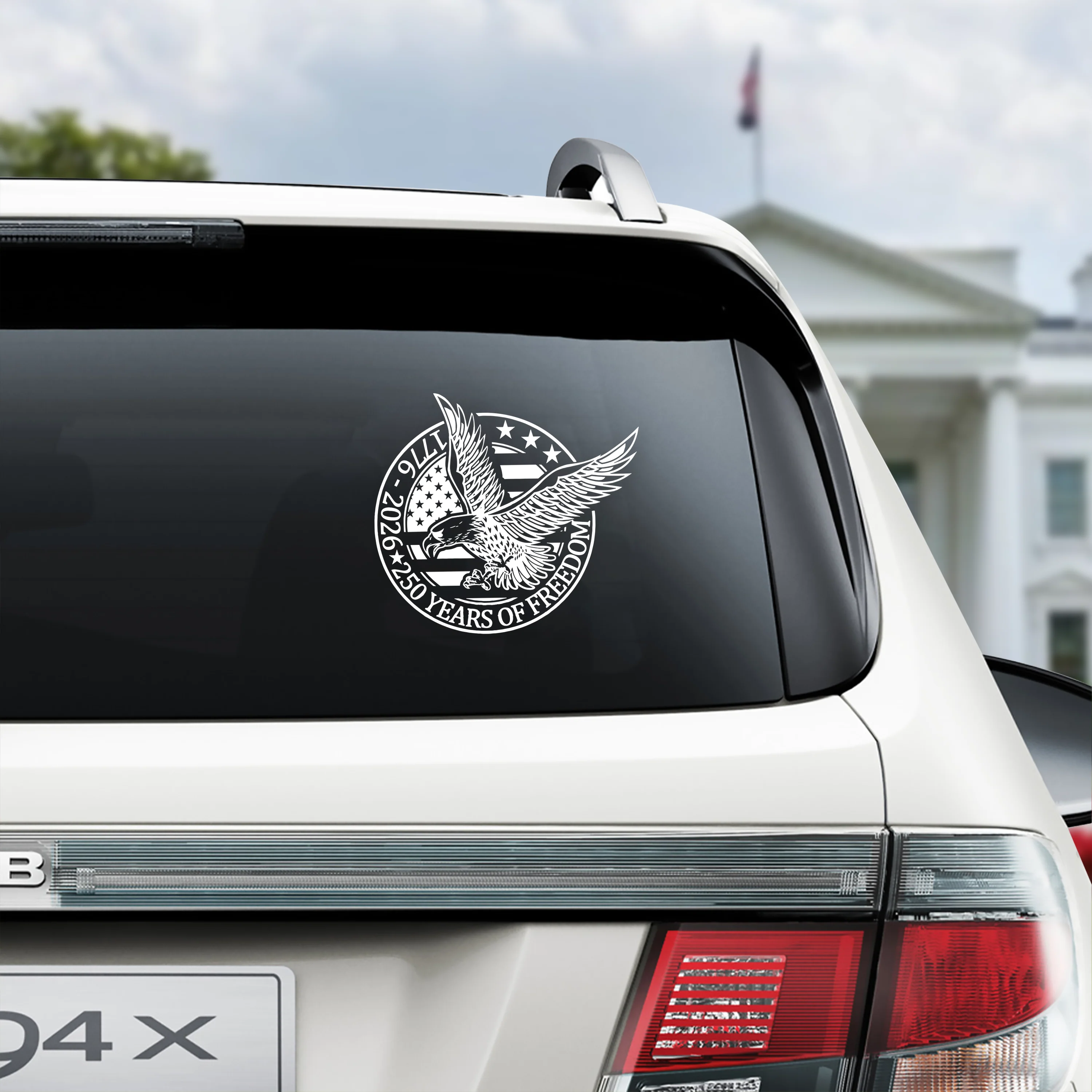 250 Years Of Freedom 1776-2026 Car Window Decal Sticker HA75 898972 - Image 4