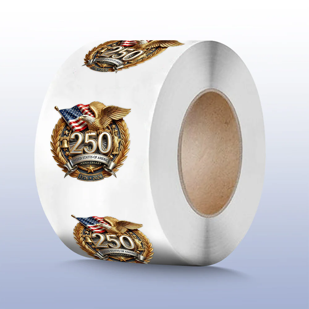 America 250th Anniversary Roll Sticker CH07 910596