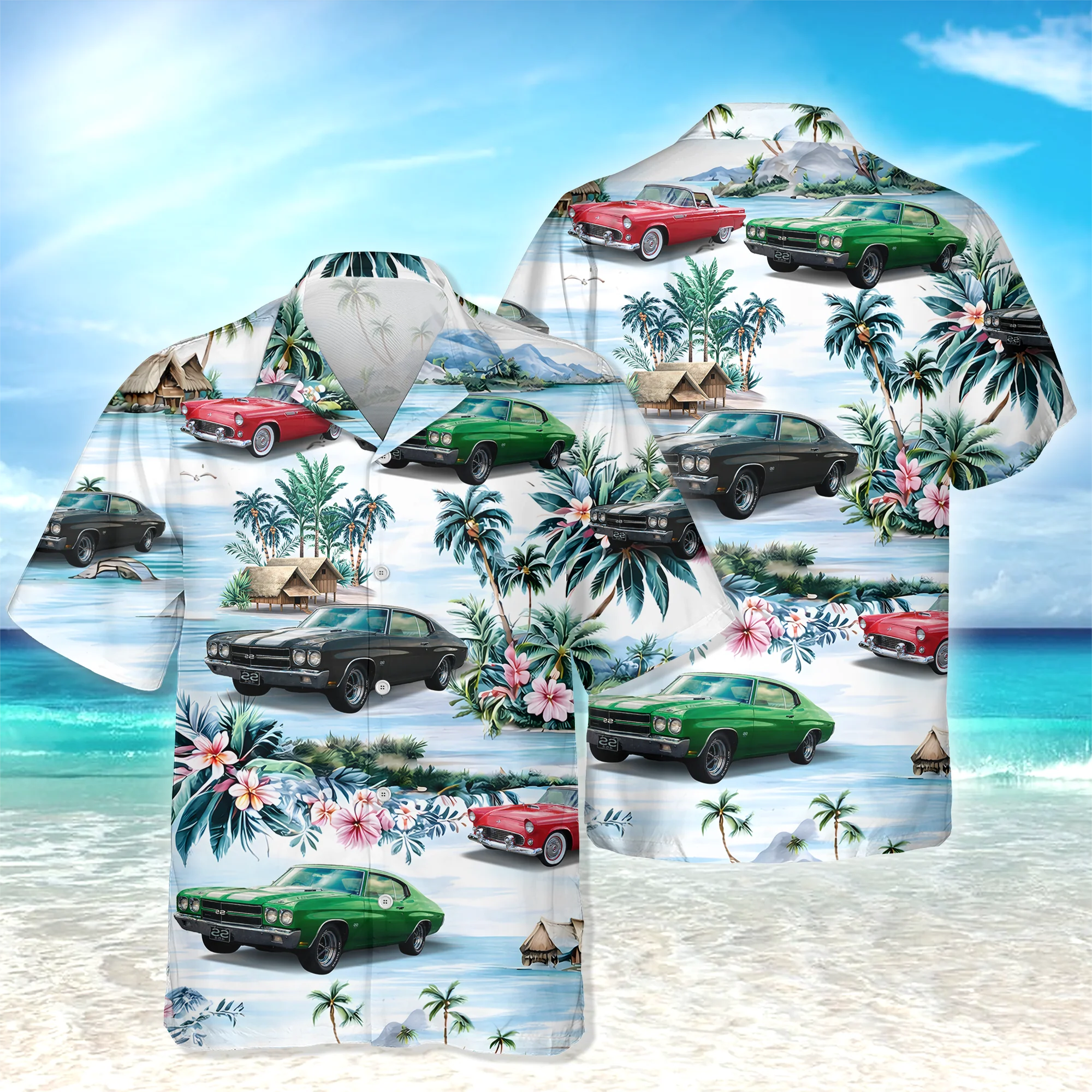 Custom Car Photo Aloha Hawaiian Shirt - Gift for Car Enthusiasts TH10 169463 - Image 4