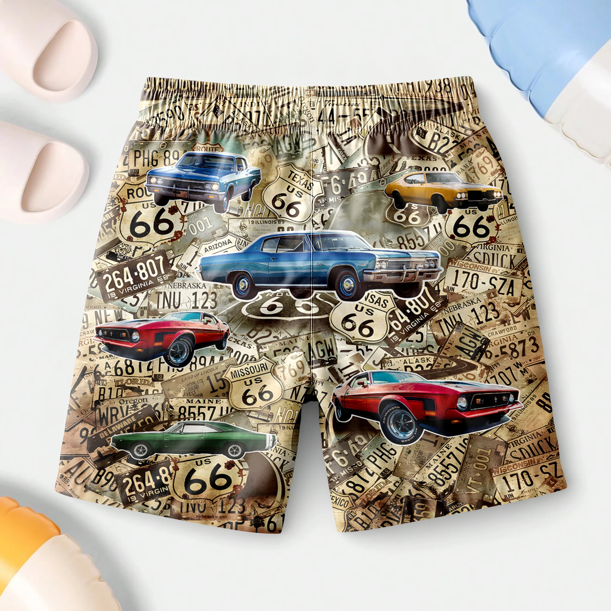 Custom Car Photo High Quality Unisex Beach Short HO82 902030 - Image 3