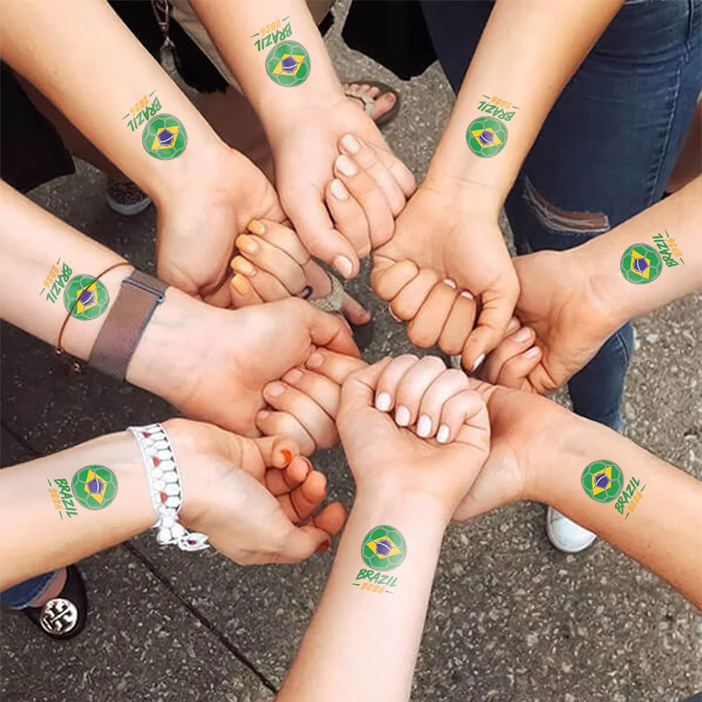 Custom Country Football Fan Tattoos - Personalized Sports Fan Accessories HA75 921802 - Image 4