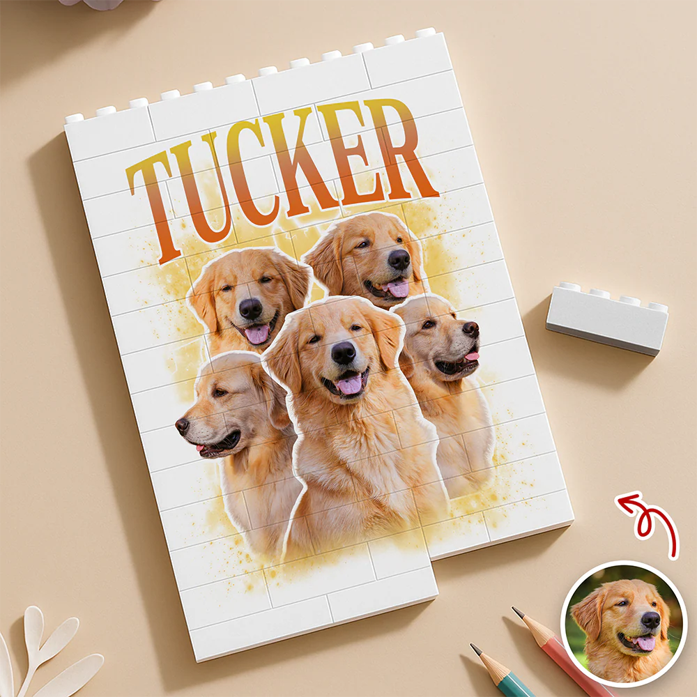 Custom Dog Photo Building Brick Blocks - Gift for Dog Lovers CH07 910794 - Image 9