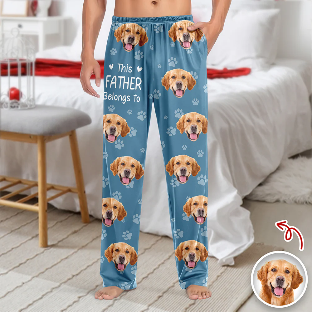 Custom Dog Photo This Mother Belongs to Sweatpants Personalized Gift for Pet Lovers TH10 169281 - Image 4