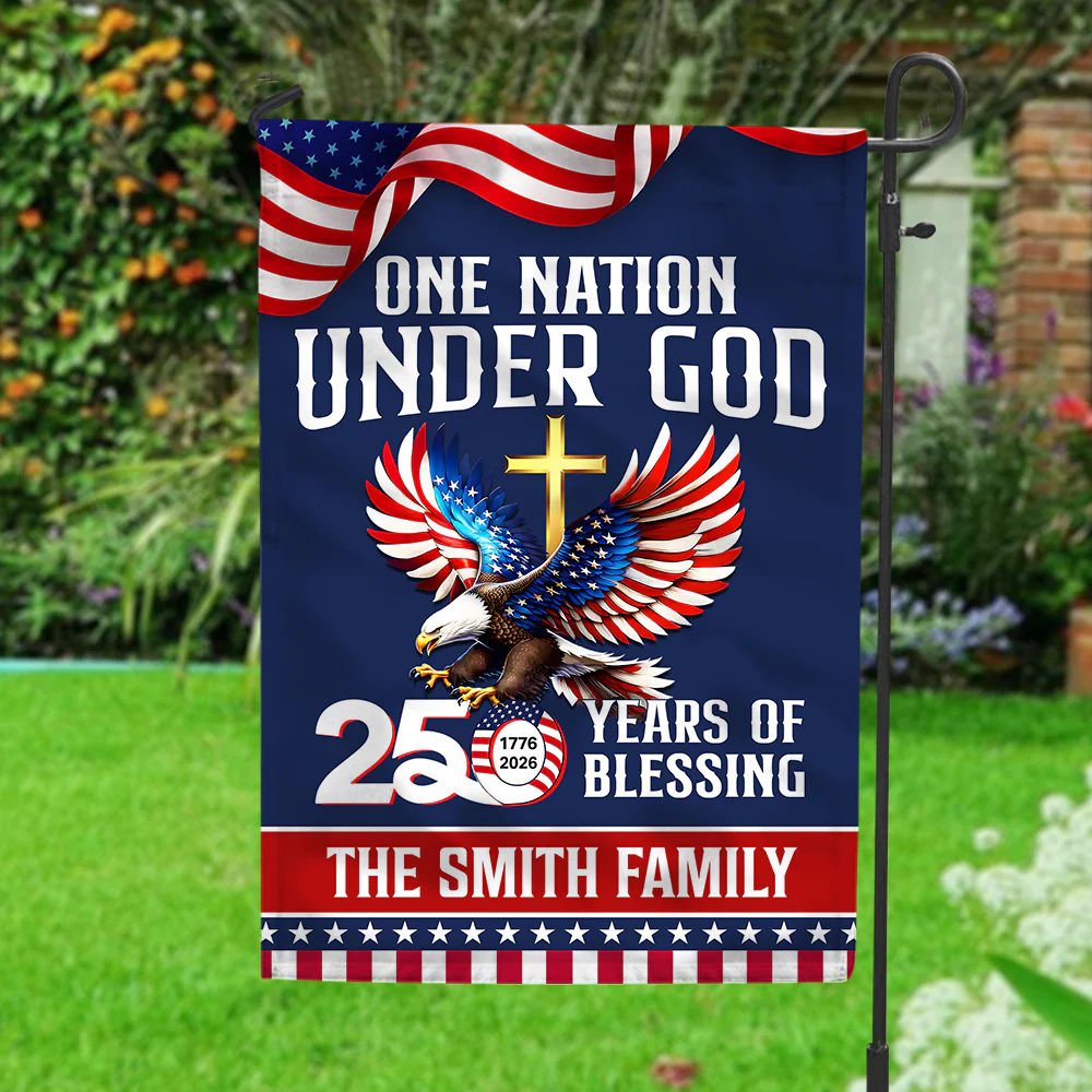 Custom Family Name 250 Years of Blessing America Garden Flag LM32 899011 - Image 5