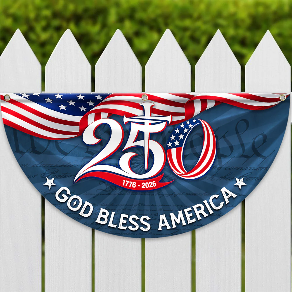 Custom Family Name 250th Anniversary God Bless America 1776-2026 HO82 902784 - Image 6
