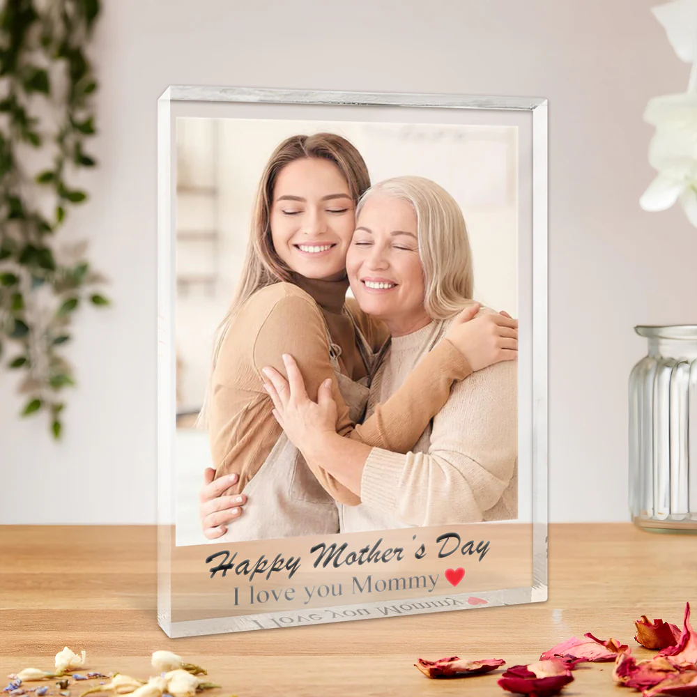 Custom Family Photo Acrylic Block Plaque – Personalized Gift for Mother’s Day, Father’s Day, Photo Keepsake LM32 899433 - Image 2