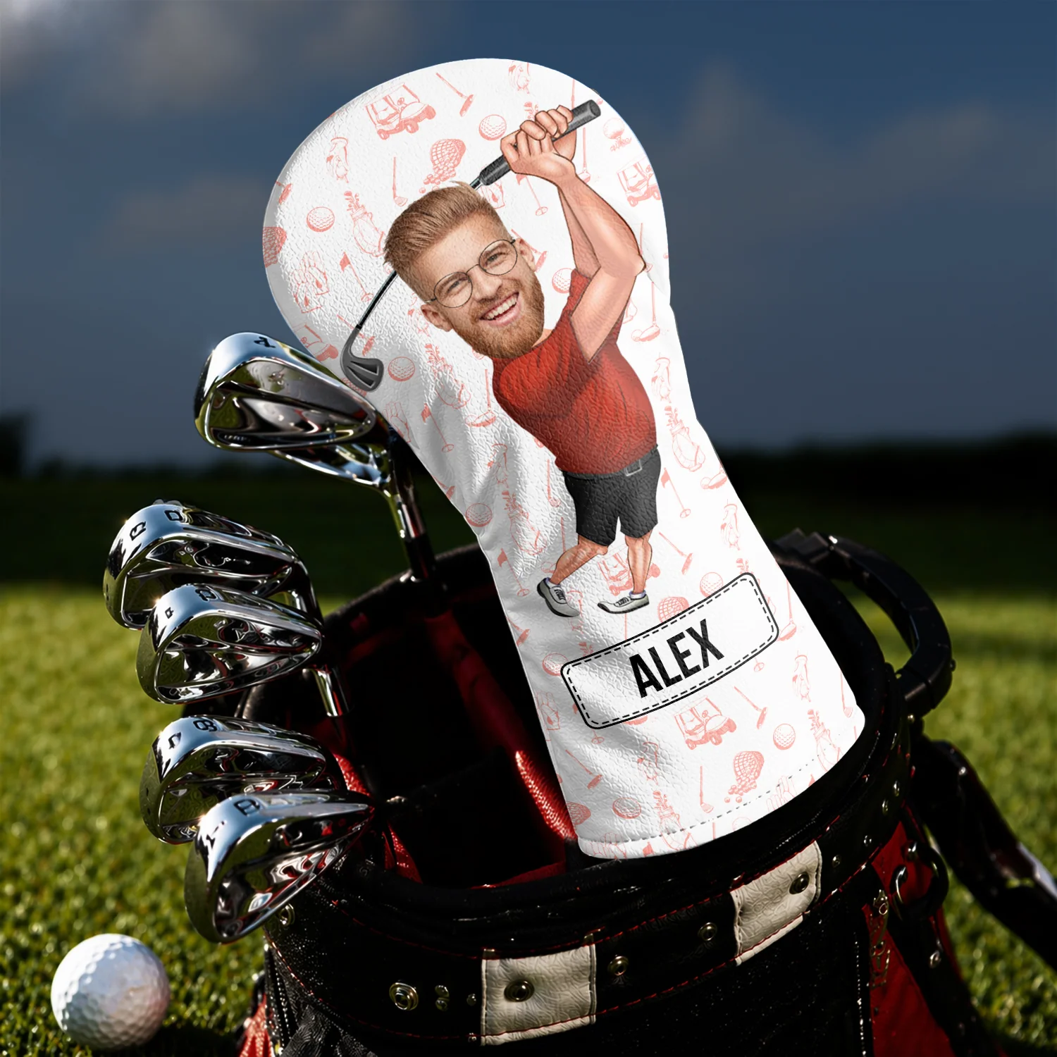 Custom Funny Golfer Photo Golf Head Cover - Golf Lovers Gift CH07 911430 - Image 7