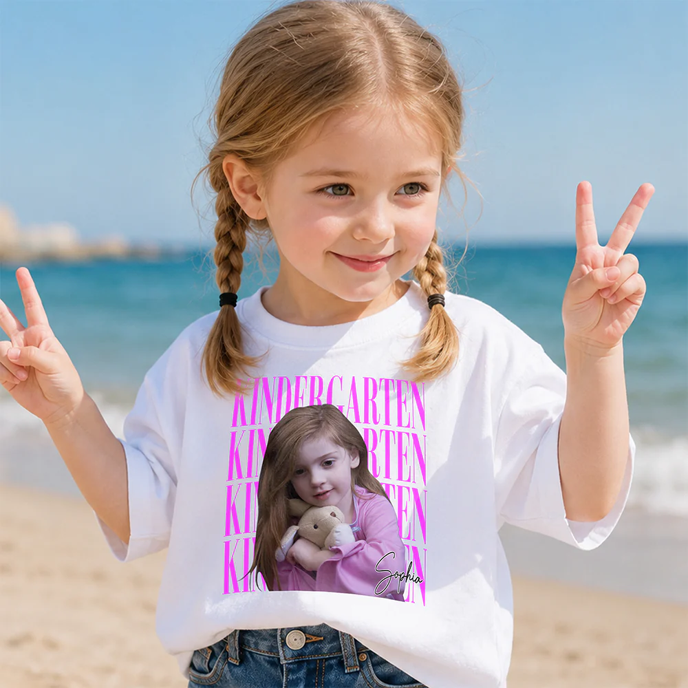 Custom Kid Photo First Day Of School Kid Size Shirt - Personalized Back To School Gift For Kids HA75 921664 - Image 7