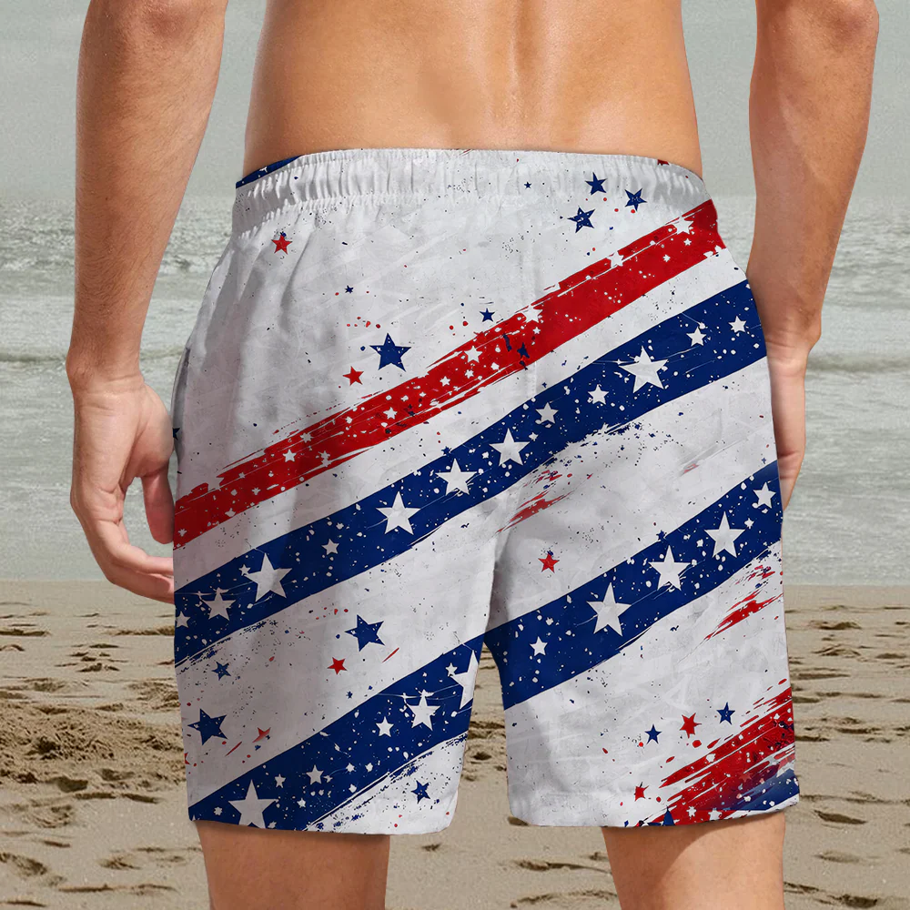 Custom Name US 250 Years Semiquincentennial 1776-2026 Beach Shorts HO82 901870 - Image 7