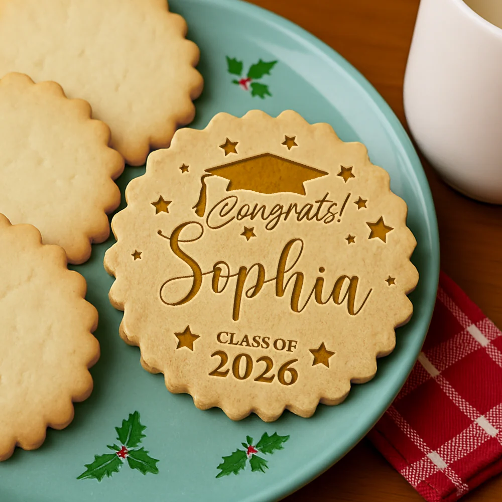 Custom Name Class of 2026 Cookie Stamp, Personalized Graduation Party Gift CH07 910684 - Image 4