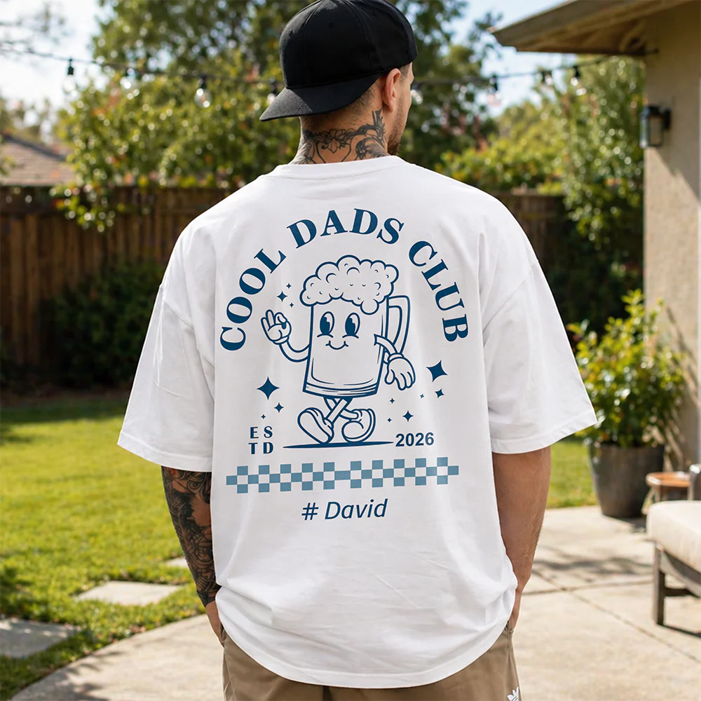 Custom Name Cool Dads Club Back Shirt - Personalized Father’s Day Gift HO82 902434 - Image 6