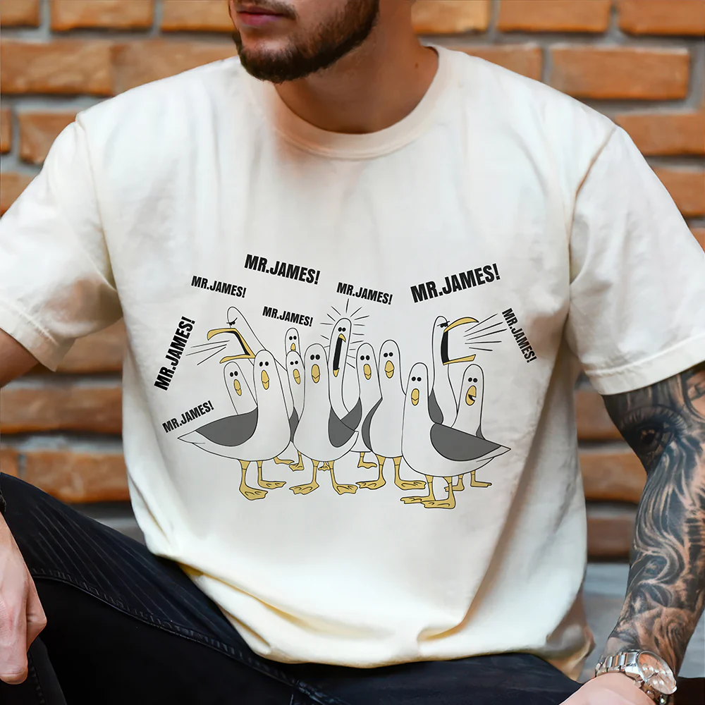 Custom Name Funny Seagulls Teacher Comfort Shirt CH07 911326 - Image 4