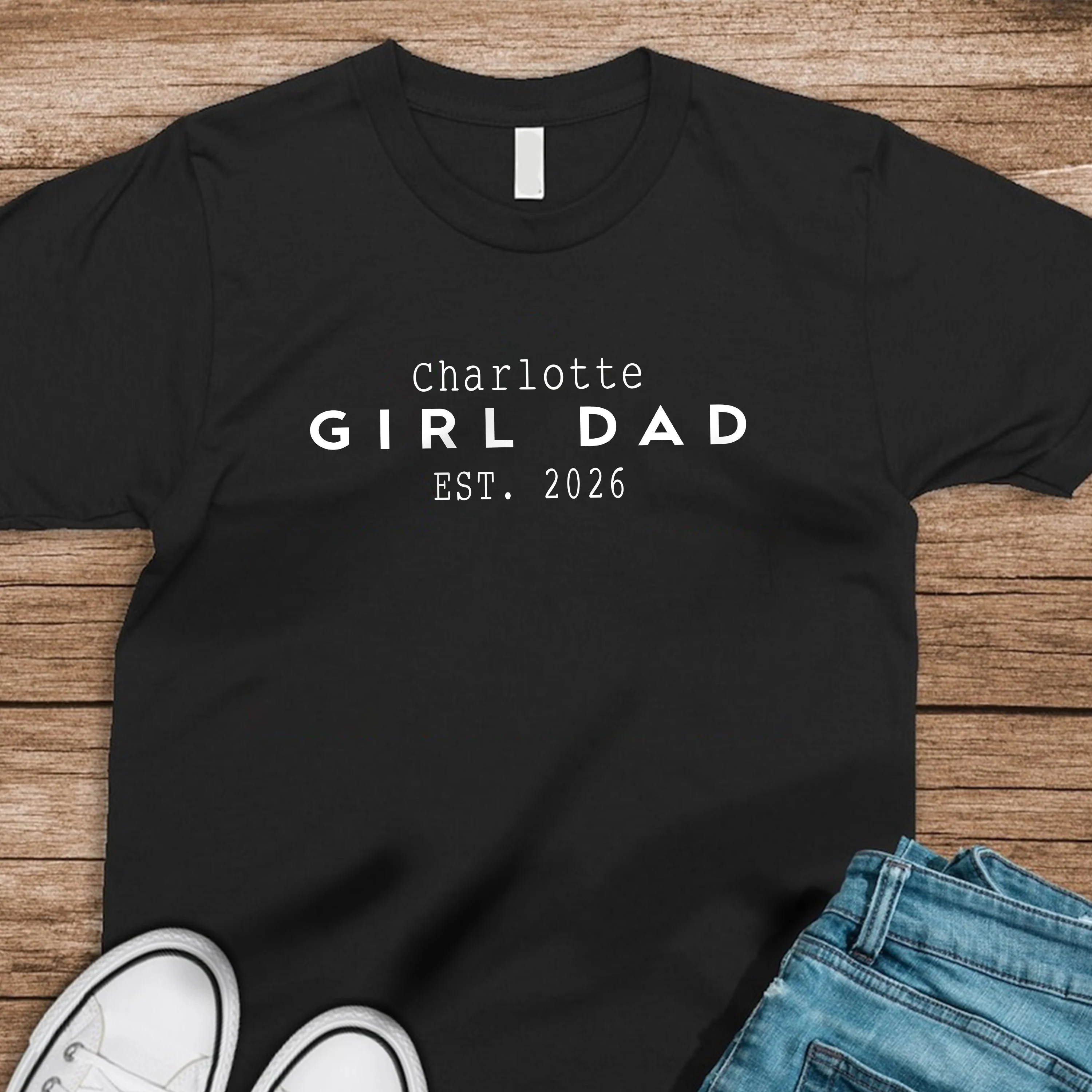 Custom Name Girl Dad Comfort Shirt - Personalized Father’s Day Gift TH10 169695 - Image 5