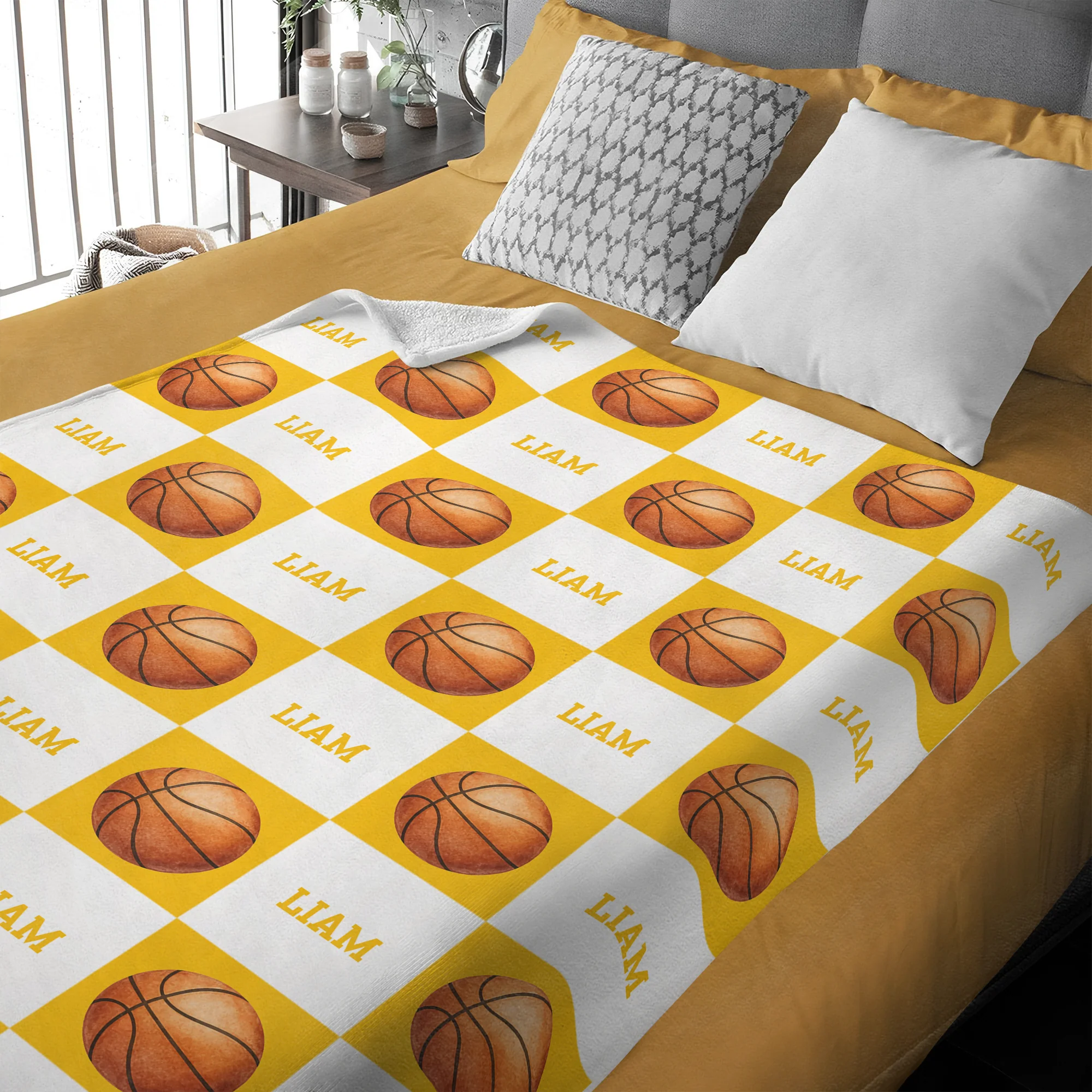 Custom Name Sports Blanket Perfect Gift Sports Lovers TH10 898281 - Image 6