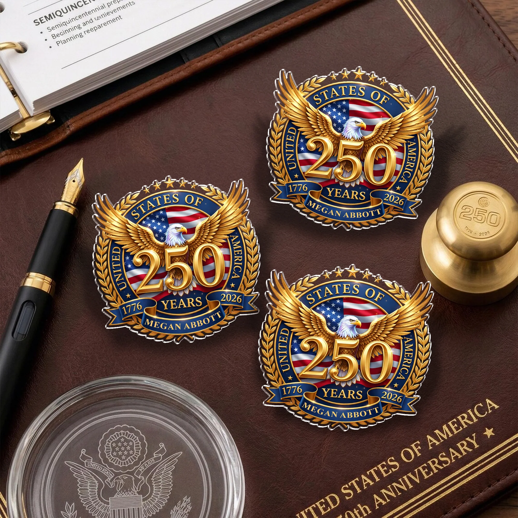 Custom Name United States Of America 1776-2026 250th Anniversary Acrylic Pin HO82 902272 - Image 5