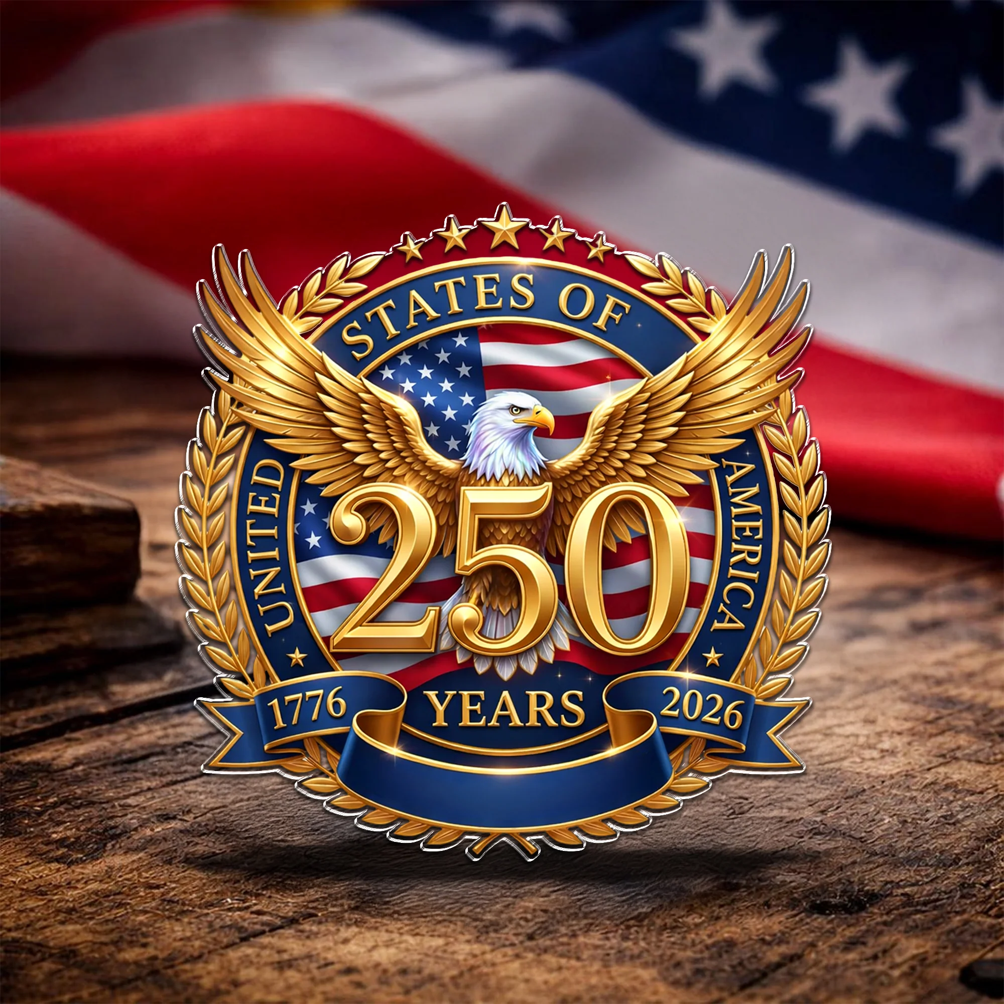 Custom Name United States Of America 1776-2026 250th Anniversary Acrylic Pin HO82 902272 - Image 8