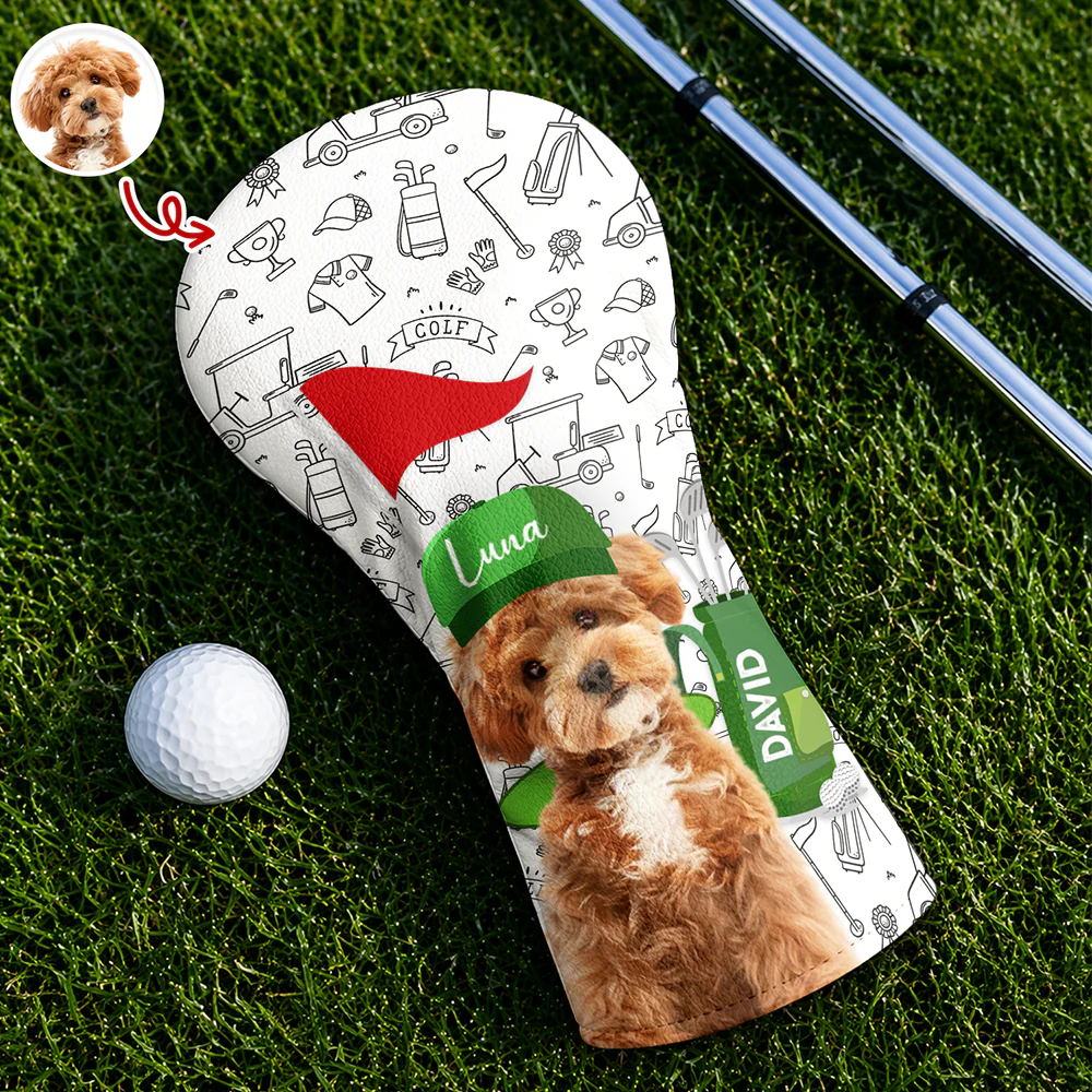Custom Pet Photo Every Golfer Needs a Loyal Caddie Golf Head Cover LM32 668951 - Image 2