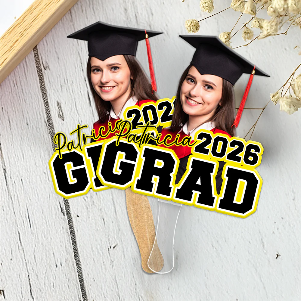Custom Photo 2026 Graduation Face Fan TH10 898953 - Image 6