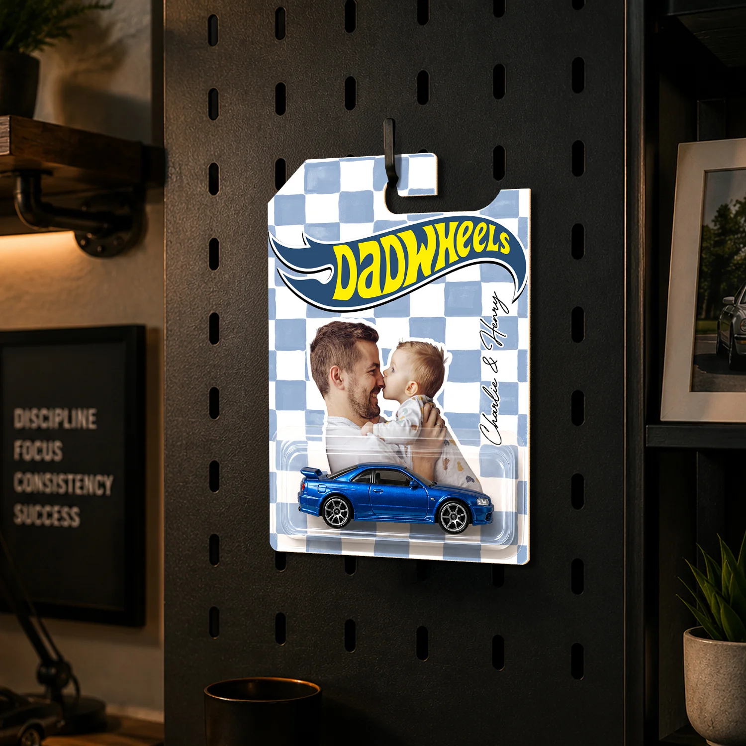 Custom Photo Best Dad Ever Vintage Wheels – Personalized Gift for Dad HO82 902704 - Image 2