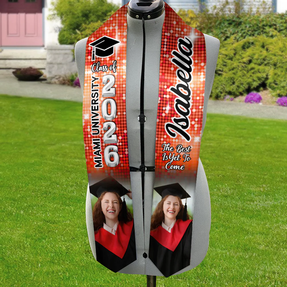 Custom Photo Class Of 2026 Graduation Celebration Stole CH07 910266 - Image 5