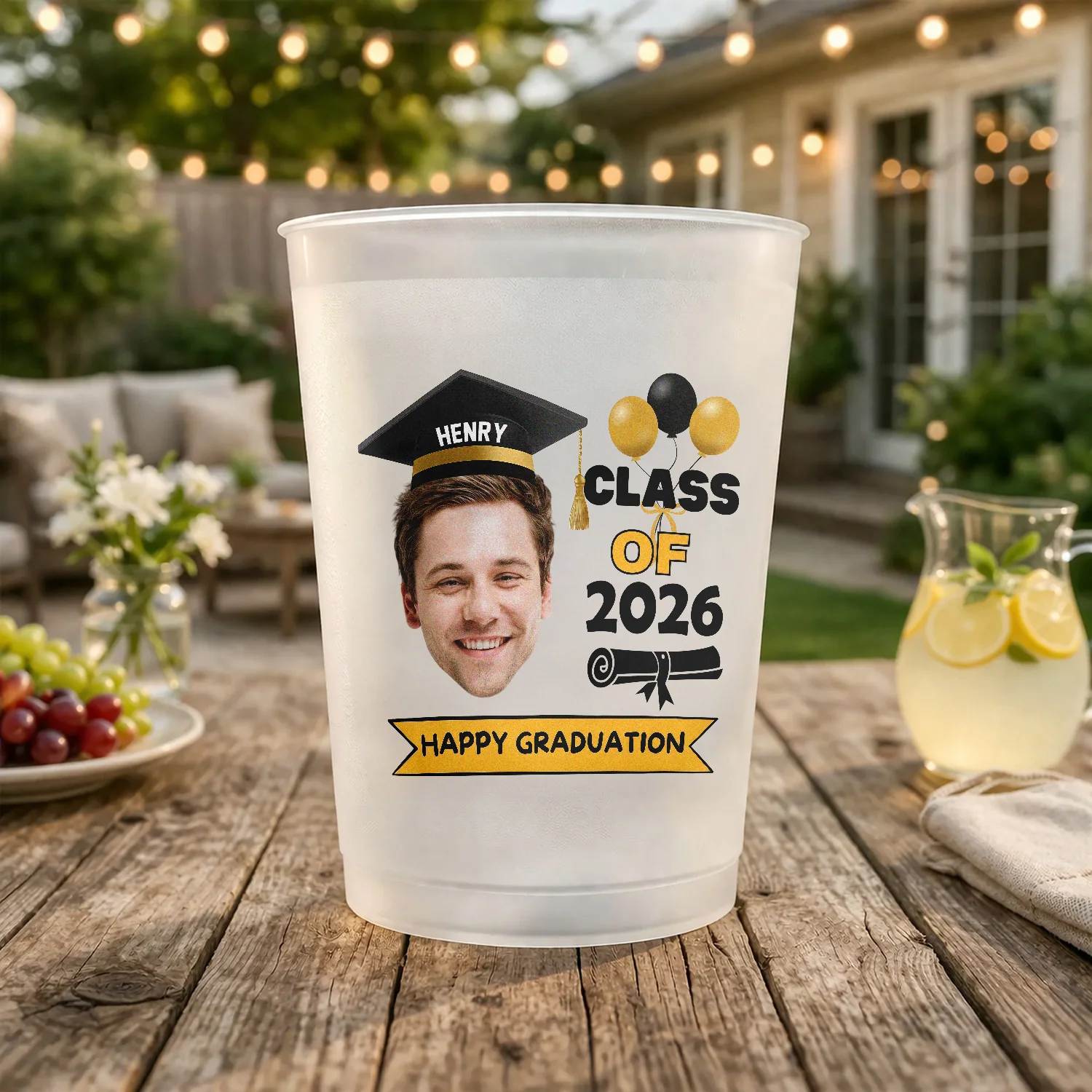 Custom Photo Class Of 2026 Happy Graduation Cups For Party CH07 911250 - Image 5