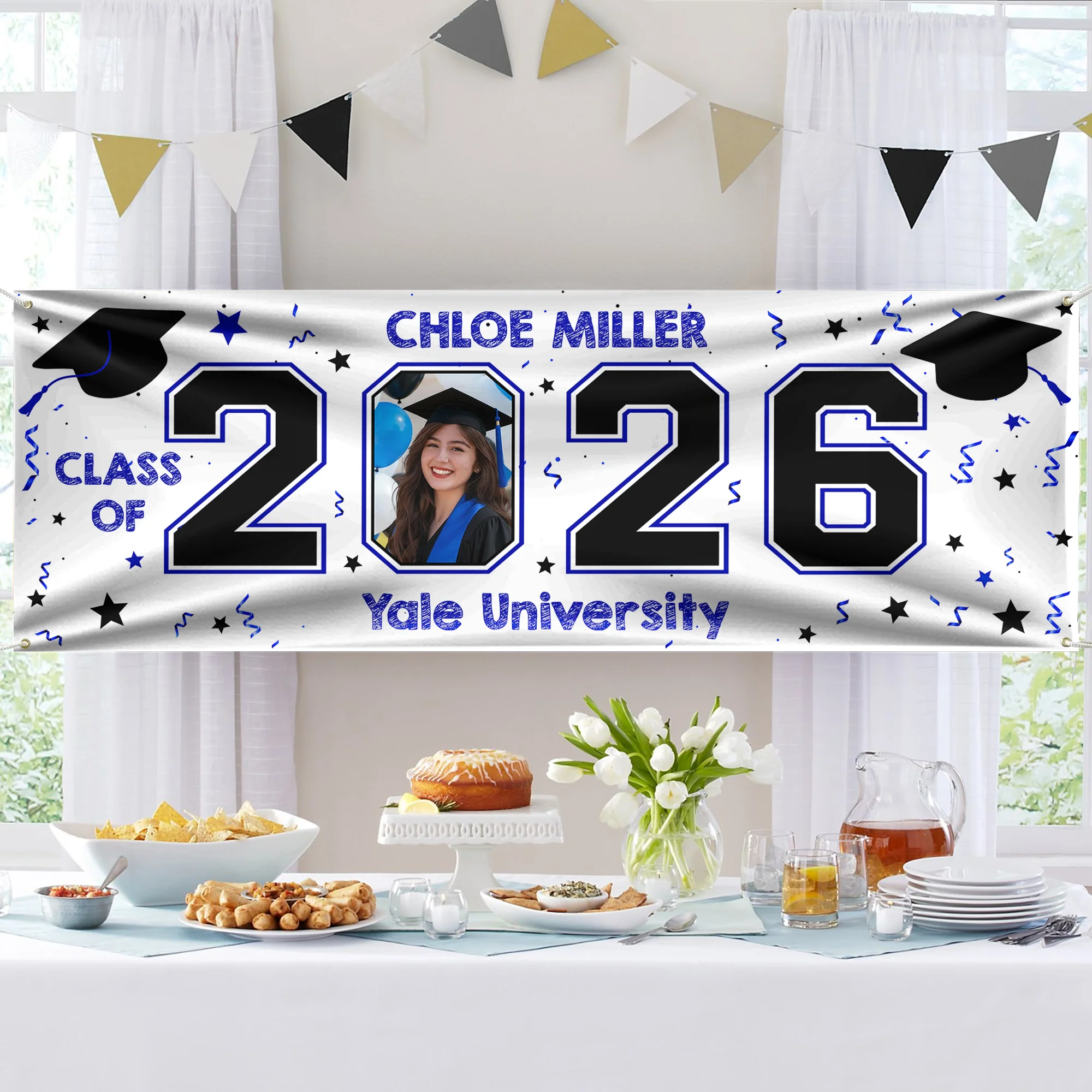 Custom Photo Class of 2026 Personalized Banner Graduation Party Gift HA75 920620 - Image 6