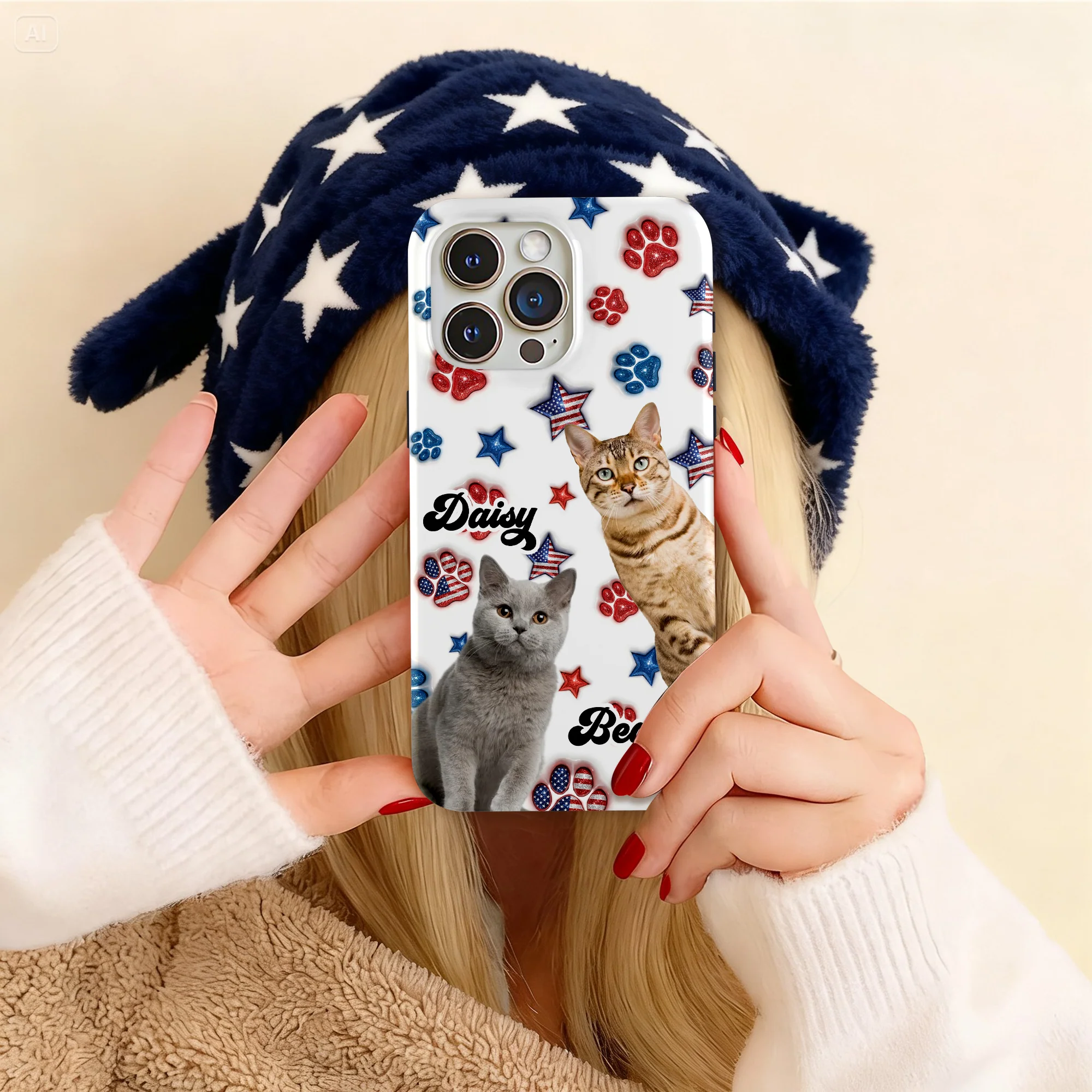 Custom Photo Dog US Pattern Personalized Phone Case HA75 921088 - Image 11