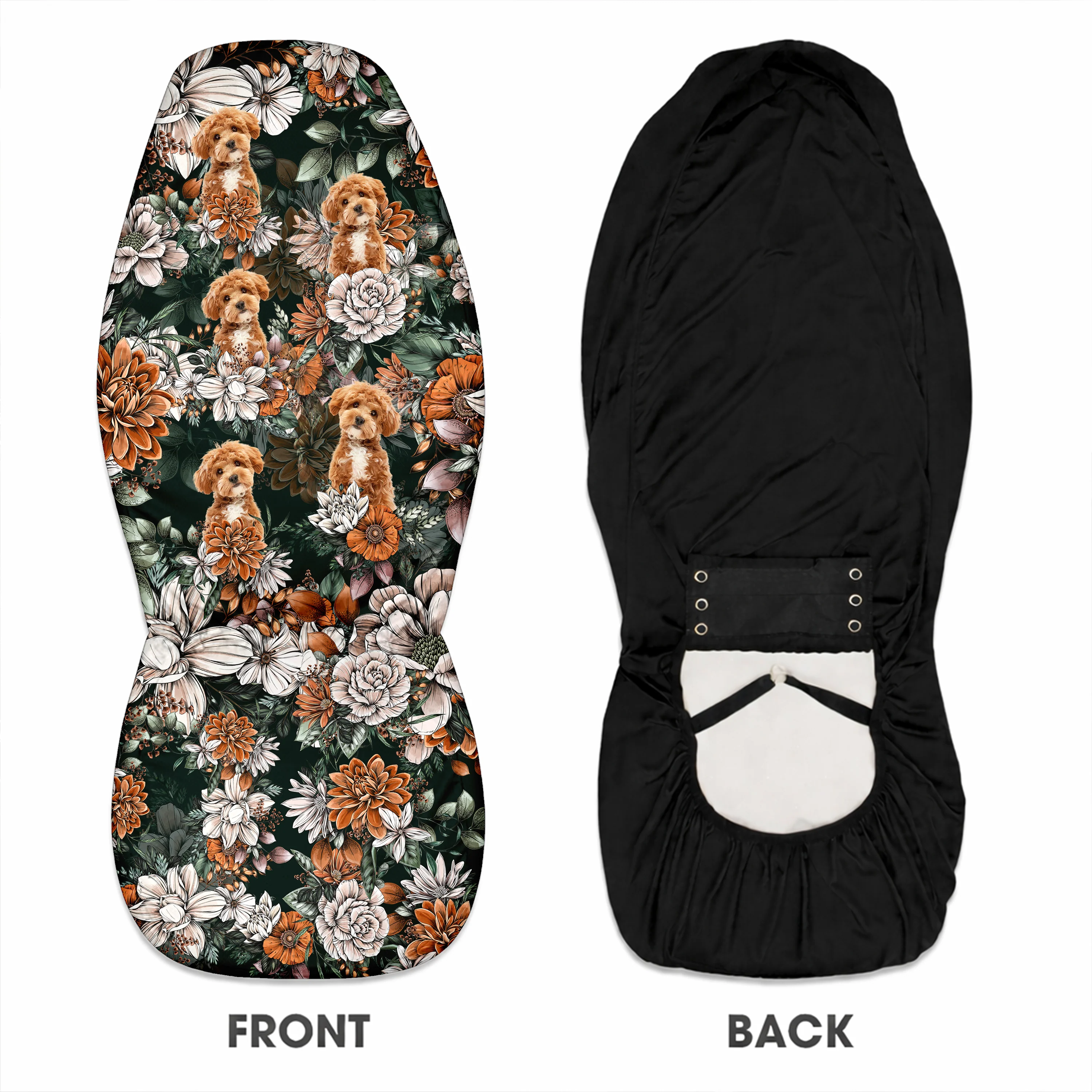 Custom Photo Floral Aloha Pattern Hawaiian Car Seat Cover HO82 902394 - Image 5