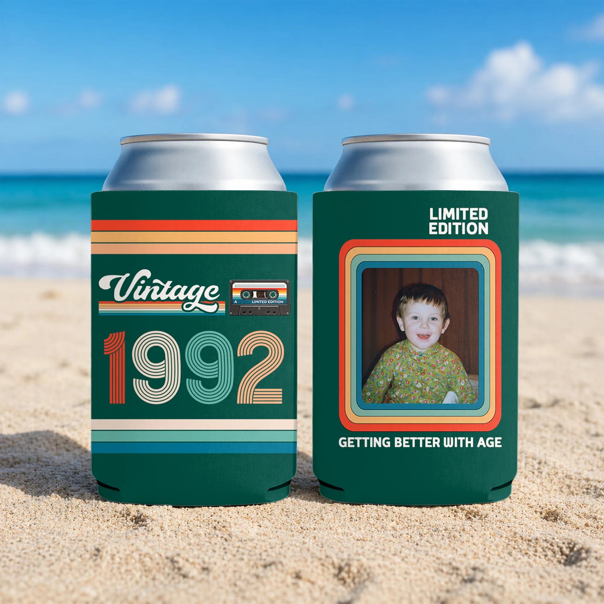 Custom Photo Getting Better With Age Can Cooler Holder - Personalized Birthday Gift LM32 899903 - Image 2